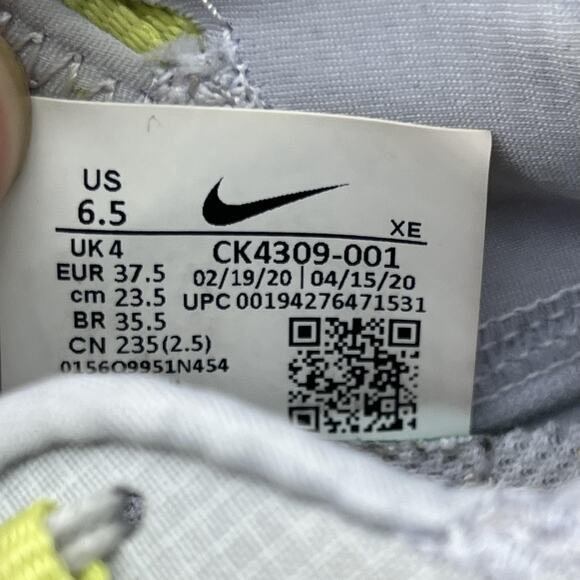 Nike Pegasus Trail 2 Running Shoes Women Size 6.5 Gray Yellow Comfort Sneakers - Picture 8 of 8